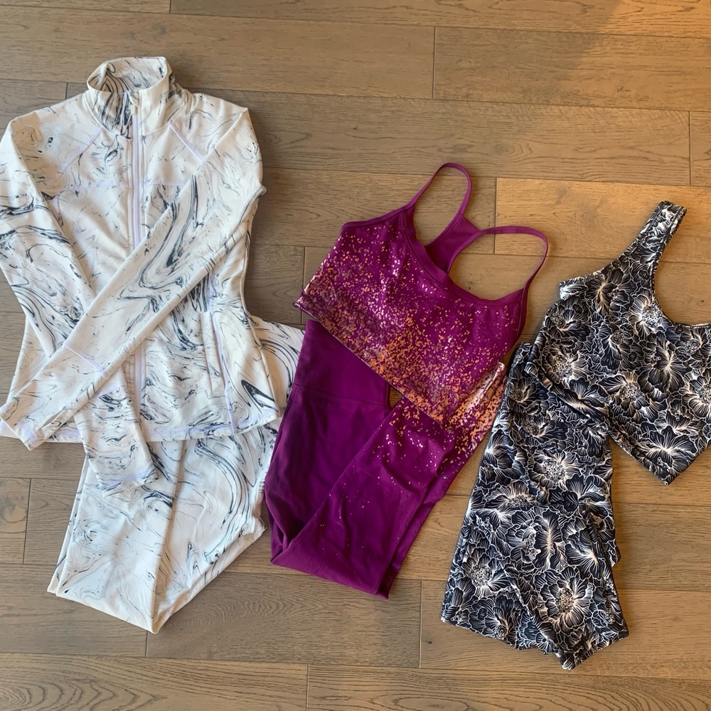 3 X Marika athletic wear combos.   Size Small.